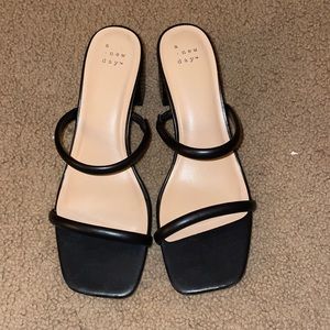 A New Day Black Heels